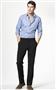 Basic Leg Trousers, Black, small