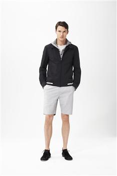 Straight Fit Shorts With Button Closure, , large