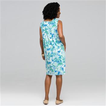 Floral Smock Tank Dress, , large