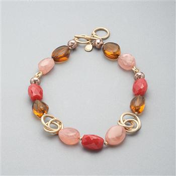 Pink Quartz Necklace, , large