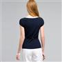 Belted Boat Neck Sleeve Top, , small