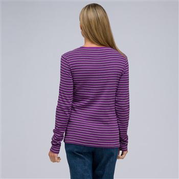 Long Sleeve Crew Neck Top, , large