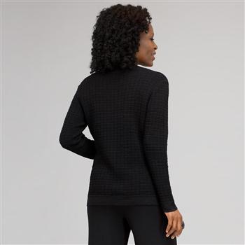 Long Sleeve Texture Stitch Cardigan, , large