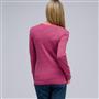 Long Sleeve Crew Neck Top, Begonia Multi, small
