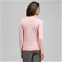 Long Sleeve Ruffle Front Trim Cardigan, Carnation, small